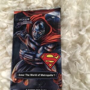 Superman Trading Card Pack 5 card pack